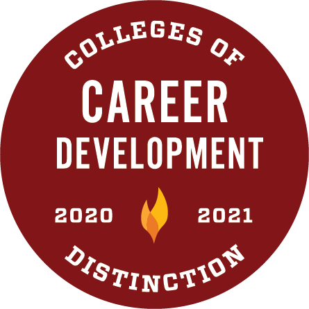 2020-2021 Career Development Colleges of Distinction logo