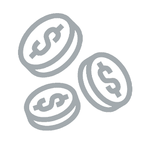 drawing of coins