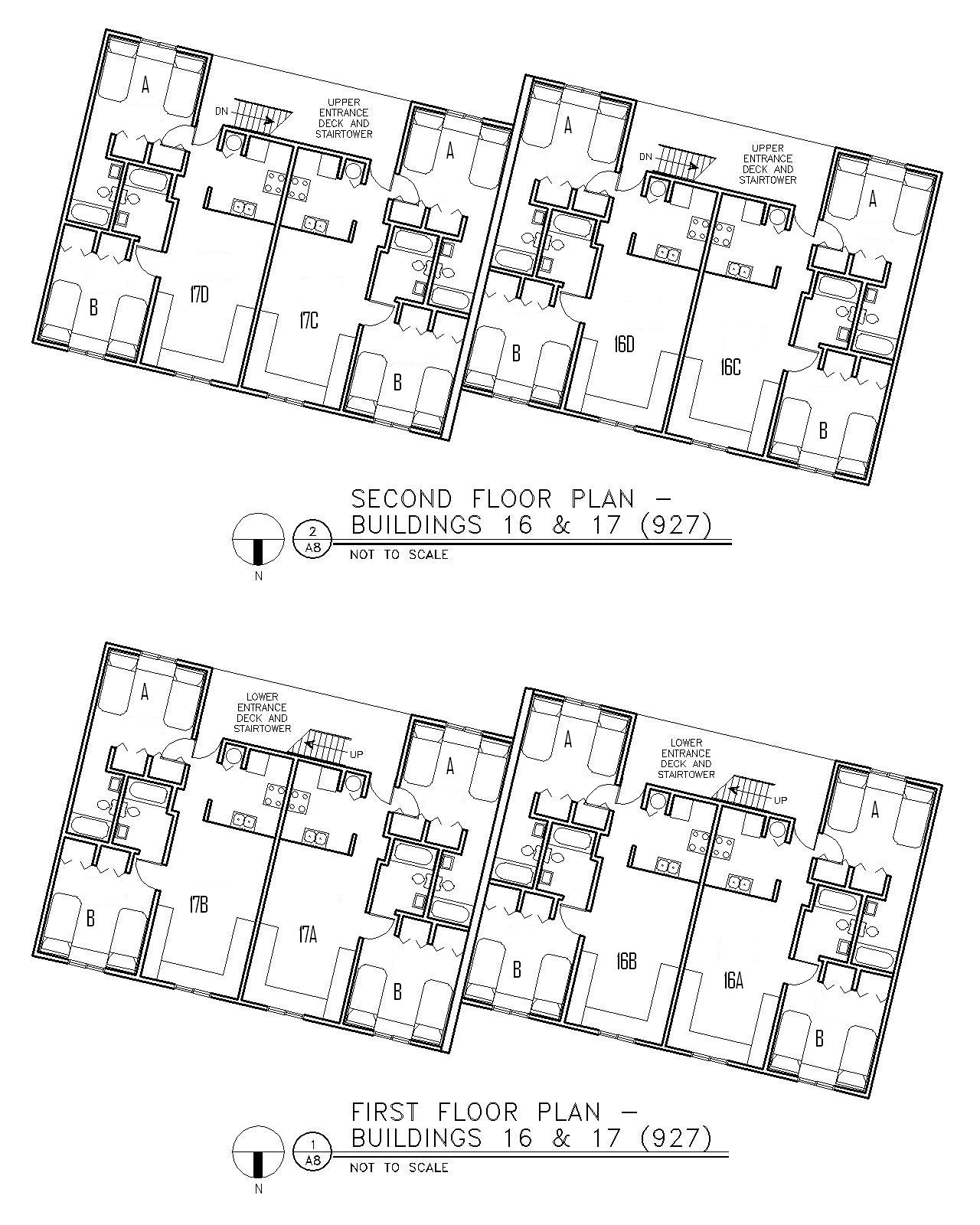 Floor Plan for Buildings 16 & 17
